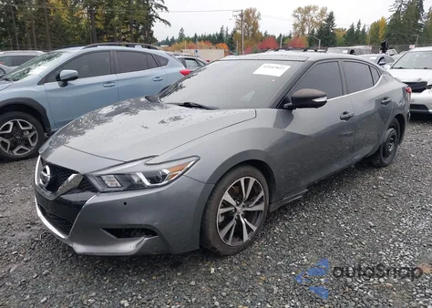 2018 Nissan Maxima 3.5 Platinum/3.5 S/3.5 Sl/3.5 Sr/3.5 Sv z USA, uszkodzony, nr VIN 1N4AA6AP6JC384162